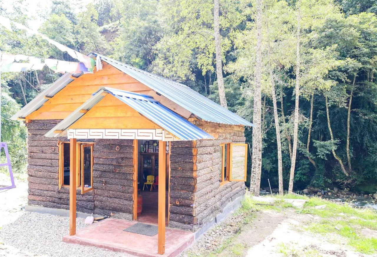 Comfortable bedroom interior at TenzinNora